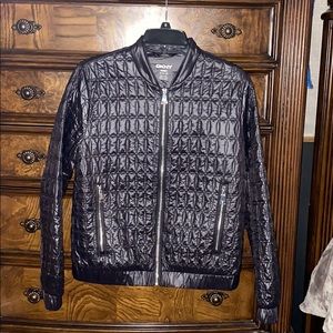 Dkny packable quilted bomber jacket size small